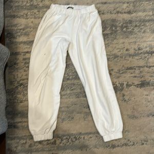 white brandy melville joggers